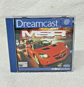 Sega Dreamcast MSR metropolis street racer with manual  7