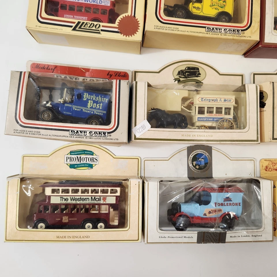 Lledo Diecast Car Lot Promotional Models Days Gone Premier Morris Ford x 18 - Image 2 of 4