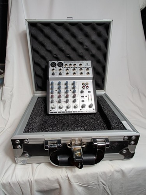 #ad Behringer Eurorack MX602A 6 Channel Mixer Compact Analog Road Runner Hard Case $99.99