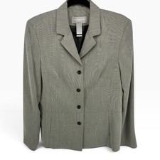 Liz Claiborne Collection Blazer Size 12 Shoulder Pads Vintage Style CC