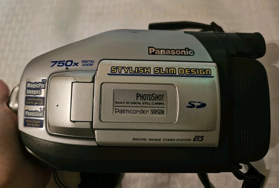 Panasonic Palmcorder PV-L453D VHS-C Analog Camcorder VIDEO TRANSFER Tested WORKS - Image 3 of 4