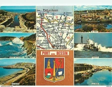 14 - Port en Bessin - Multivues - Blasons - CPM - Voir Scans Recto-Verso