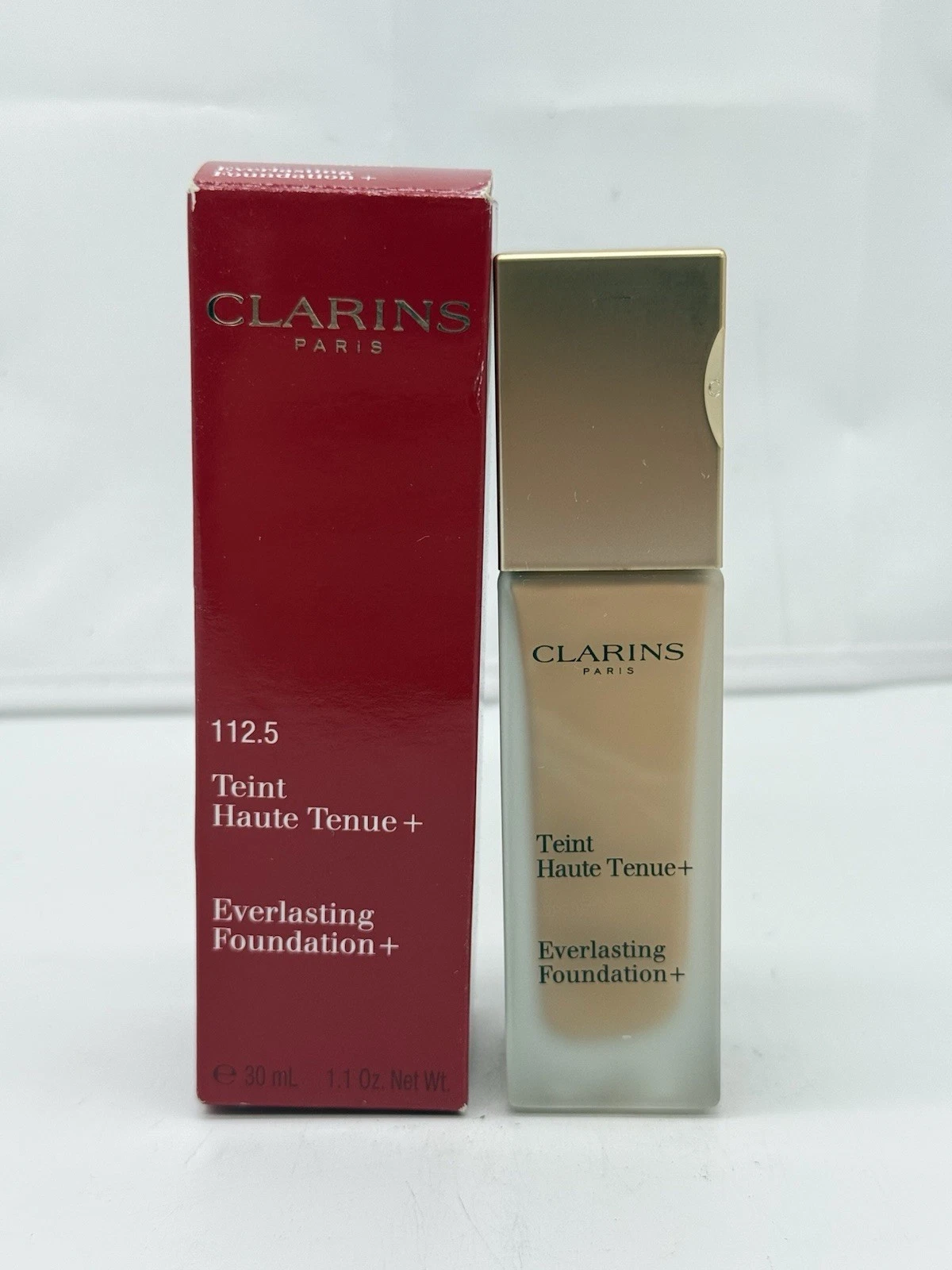Clarins Everlasting Foundation+ - #112.5 Caramel (1.1oz) - REF# 407190
