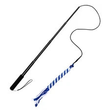 UEETEK Retractable Dog Interactive Stick Extendable Flirt Pole Funny Chasing