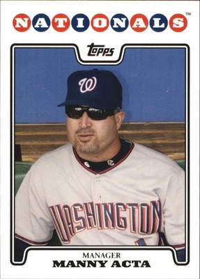 2008 Topps #242 Manny Acta - BB