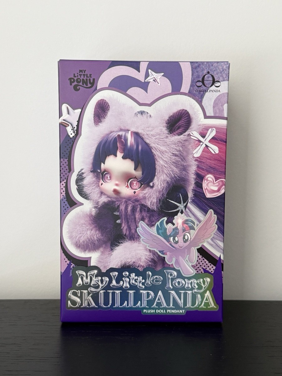 NEW Authentic Pop Mart SKULLPANDA My Little Pony Plush Pendant