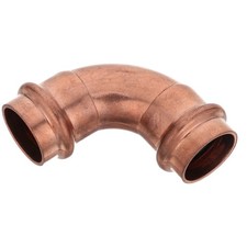 Copper Pipe Elbow Joint - Heavy Duty Press Coupling for Commercial Plumbing