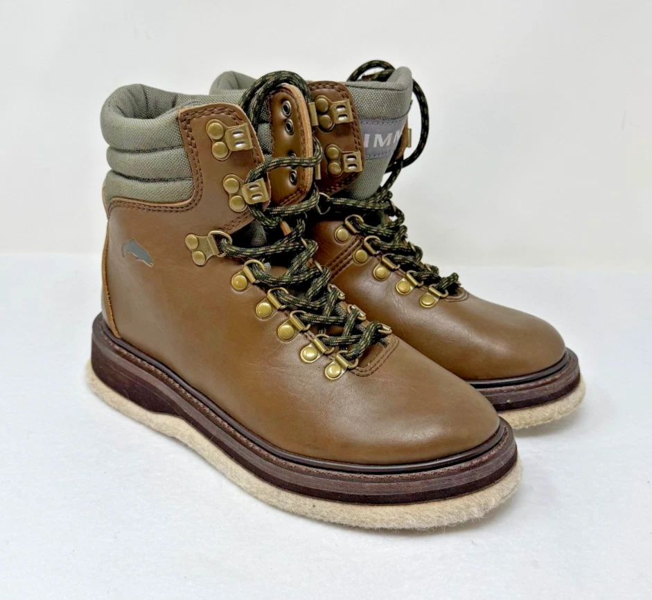 Botas de vadeo Simms Freestone con suela de fieltro pesca con mosca - para hombre talla 6 usadas en excelente estado #011199-00 Foto 3 de 4