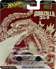 Godzilla Nissan Skyline GT-R BNR34 Sealed W/ Protector | Hot Wheels Premium New