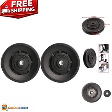Transform Your Garage  Gym with 90mm Heavy-Duty Bearing Pulley Wheels - 2 PCS