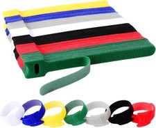 70 PCS 6 inch Reusable Cable Ties Adjustable Cable Organizer Hook Loop Straps.