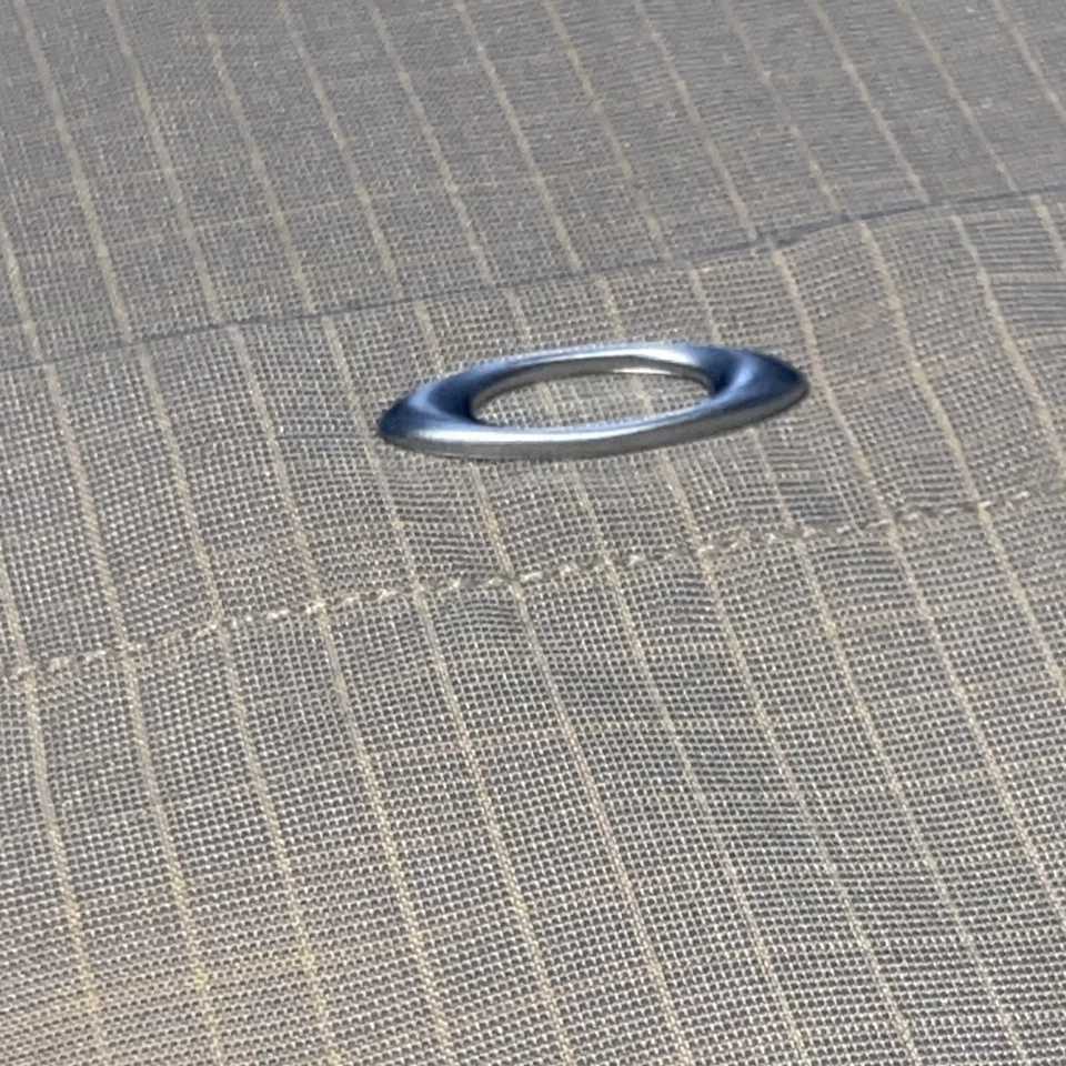 Vintage Oakley Tan Sand Plaid Button Up Plaid Short Sleeve Tech Camp Shirt - Image 4 of 4