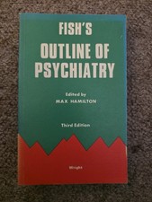 Pyschology Book Antique Fish's Outline Of Psychiatry 3rd Frank Fish, Hamilton 