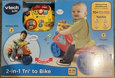 VTech 2-in-1 Baby Trike to Bike Ride-On Interactive Learning Toy FREE POST 