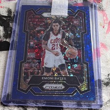 Panini 2023-24 Prizm Emoni Bates Rookie Card #169 Cavaliers Serial #020/150. rookie card picture
