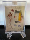 2020-21 Flawless Trae Young Prime Materials Auto Game Worn Patch Hawks #2/25