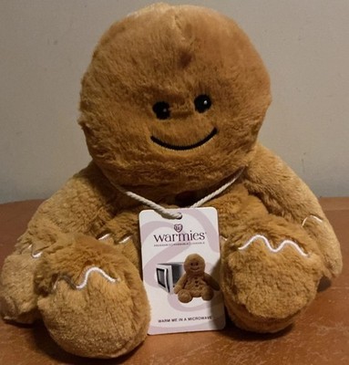Warmies 13'' Heatable Weighted Gingerbread Scented w/ Real French Lavender Plush