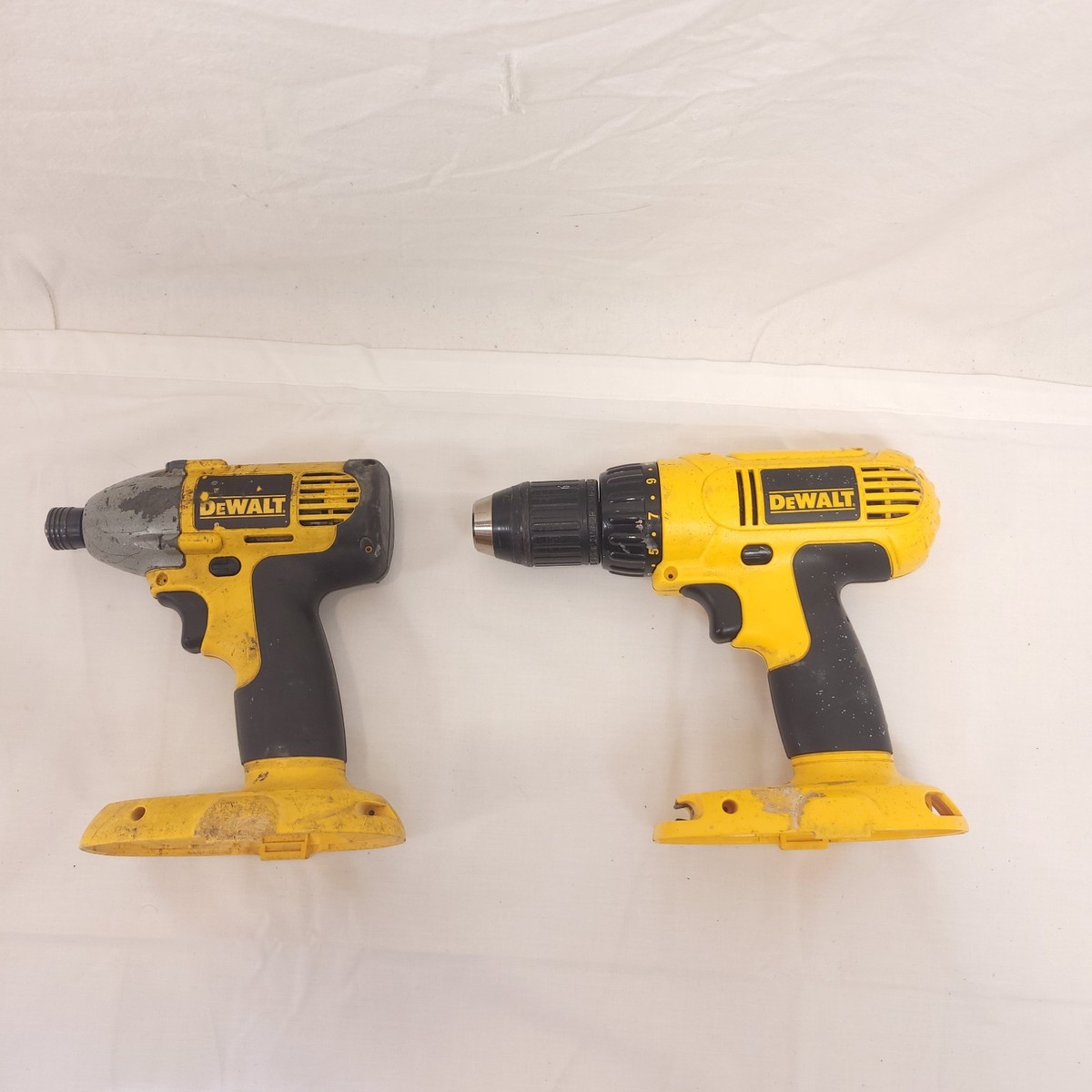 DeWalt DC970 18V Cordless Drill Driver & DW056 Impact Driver Bare