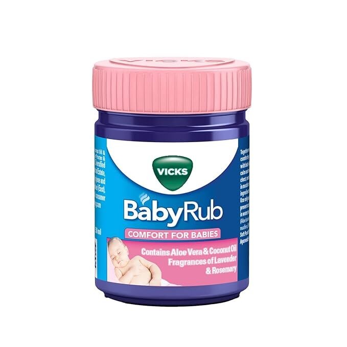 Vicks BabyRub 50ml, Specifically for Babies-Moisturize, Soot