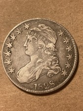 1828 Capped Bust Half Dollar - Sq. Base 2 Small 8's  - As Shown! (#1469)