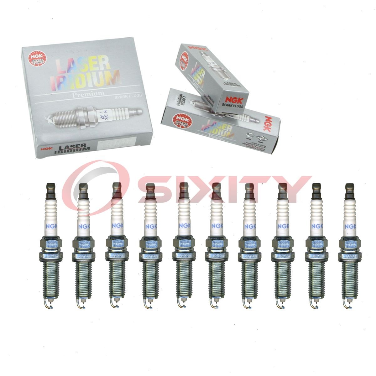 10 pc NGK 9029 DILKAR6A11 Laser Iridium Spark Plugs for XP5684 VR8NII35U qs