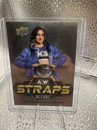 2024 Upper Deck Allure AEW Straps #S-17 Kris Statlander Wrestling Card