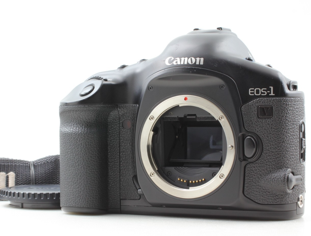 Count 056  [ Near MINT+++ ]   Canon EOS 1V 35mm SLR Black Film Camera Body JAPAN