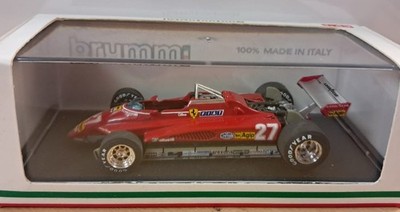 Brumm Ferrari 126 C2 #27 Gilles Villeneuve Gp Brasilien 1982 1/43 R593