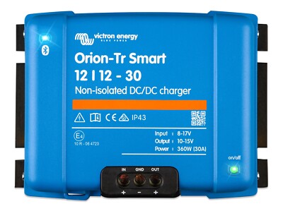 Victron Energy DC/DC Batterielader Orion-Tr Smart 12/12-30A nicht isoliert BT