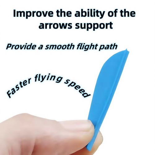 30/60pcs 2" Archery Arrow Feather TPU Fletches Fletching Right Wing Arrow DIY - Picture 19 of 65
