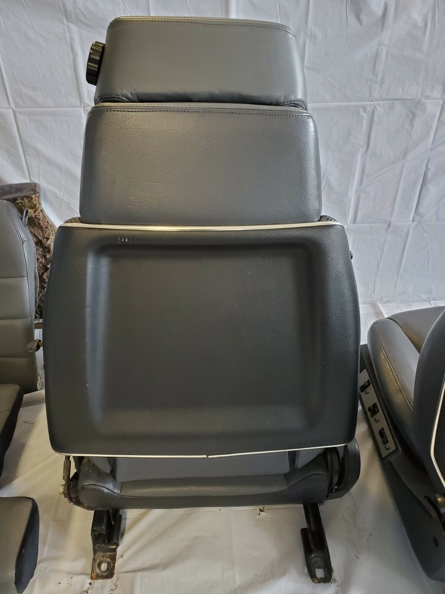 87 - 89 Nissan 300ZX 2+2 Gray Leather Seats Driver Passenger