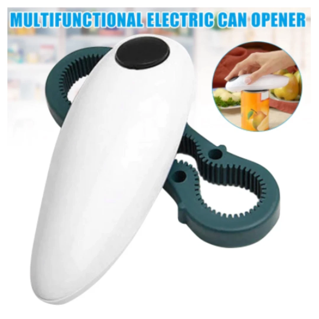 Electric Can Opener For Smooth Edge Automatic Battery Operated One