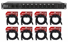 Chauvet Data Stream 8 Dmx Splitter To Distribute+boost Signals + (8) Dmx Cables