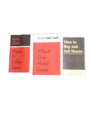   Buying And Selling Shares Books. Red Hot Penny Shares. Set Of Three   Books..