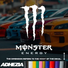 Monster Energy Decal Vinyl Decal Sticker - Design for Cars, Bumper, Windows
