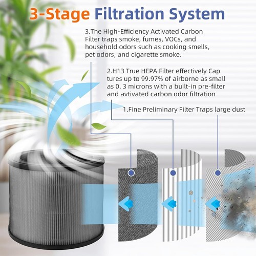 2-Pack True HEPA Filter for Winix Compact 4-Stage Air Purifier AUS-0850AAPU - Picture 3 of 6