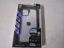 CELL PHONE CASE FOR IPHONE 12/12 PRO JTLEGEND 6.1 HYBRIX CUSHION DX GEL SHOCK AB
