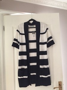 long length short sleeve cardigan