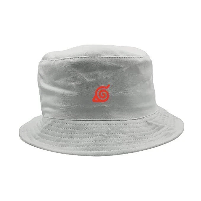Hat Akatsuki Red Cloud Bucket Hat Unisex Black Men's & Women's Cotton Bucket Hat