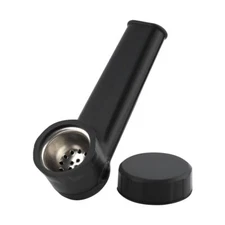 4/ 8/ 10 PCS SILICONE SMOKING PIPE 4" w/ Lid & Stainless Steel Screen Cone Pipe