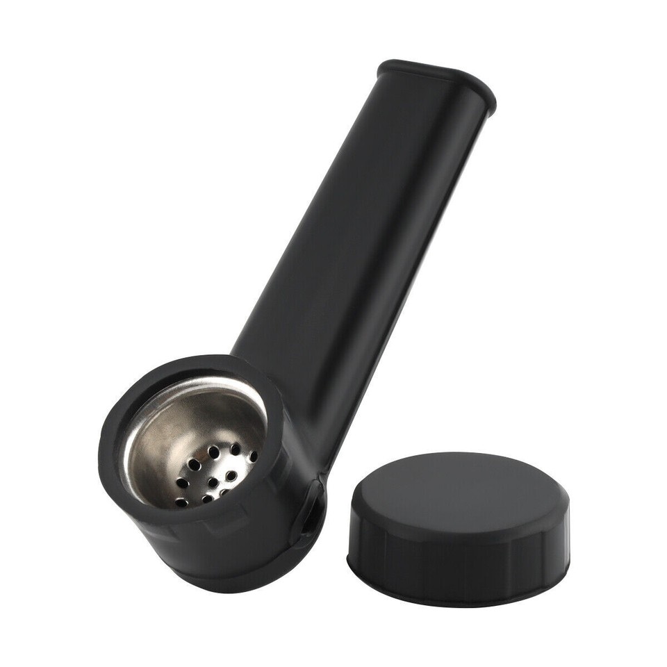 4/ 8/ 10 PCS SILICONE SMOKING PIPE 4" w/ Lid & Stainless Steel Screen Cone Pipe