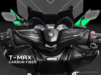 MOS Carbon Fiber Handlebar Trim Cover for Yamaha TMAX 530 560 2017