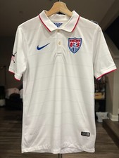 USA US Soccer Home Jersey Nike Small USMNT 2014 White OK Condition