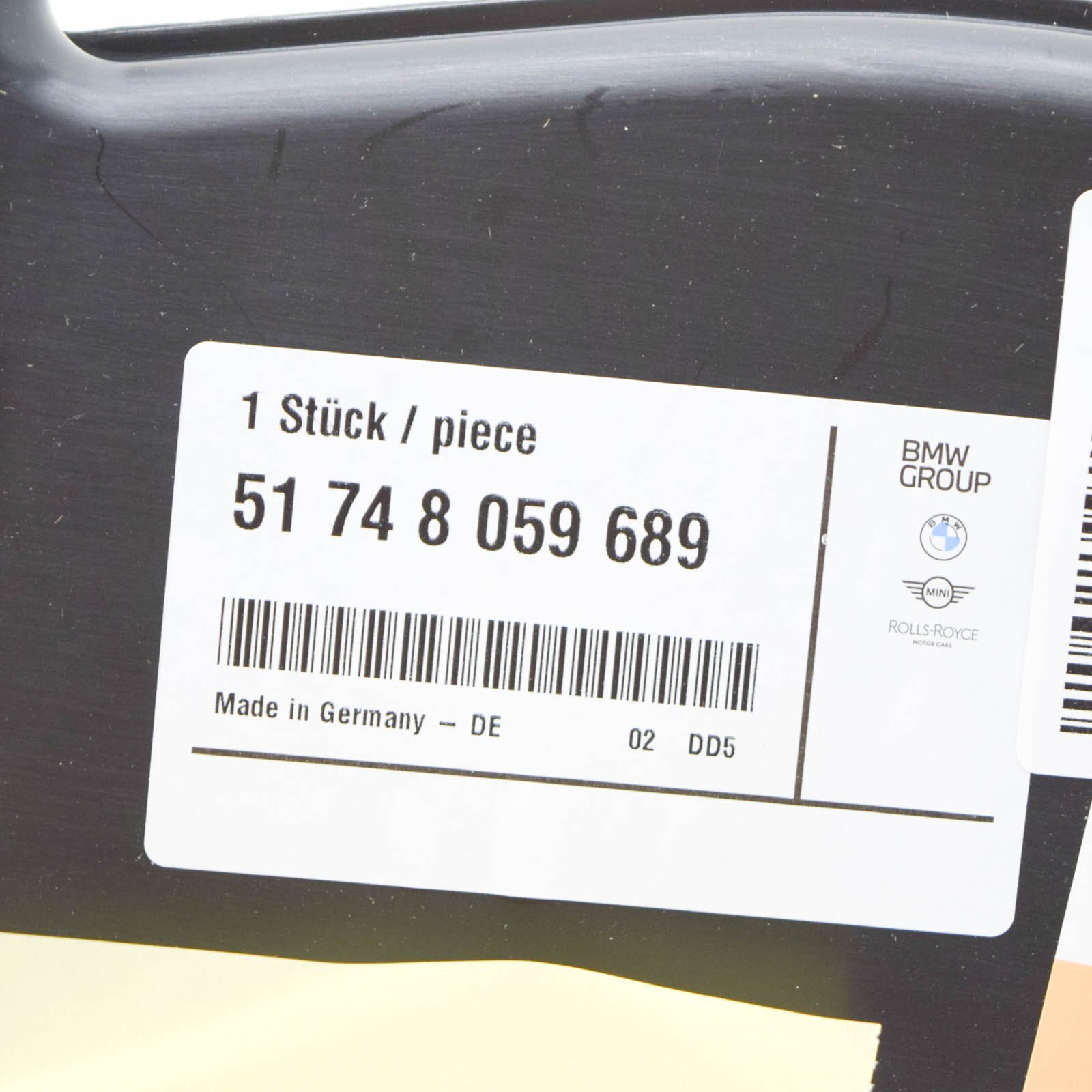 BMW M8 Cabrio F91 Left Radiator Air Duct 51748059689 NEW GENUINE  