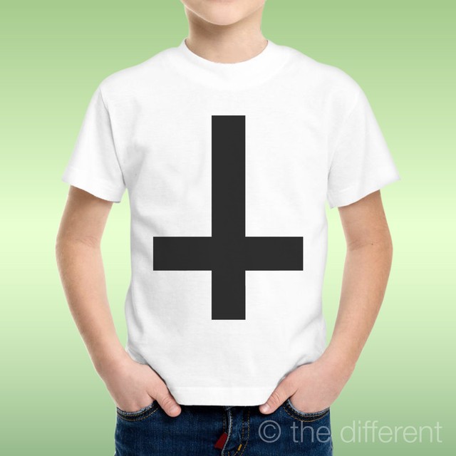 upside down cross t shirt