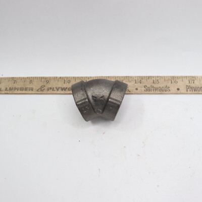 Anvil Banded Elbow 45 Degree Malleable Iron Class 300 1''