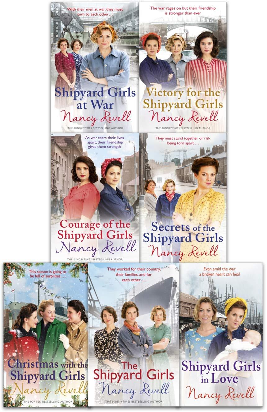 Shipyard Girls Series 7 Books Collection Set In Love, Victory For Shipyard Girls