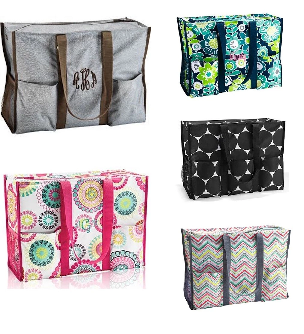 Charcoal Crosshatch - Zip-Top Organizing Utility Tote - Thirty-One Gifts -  Affordable Purses, Totes & Bags