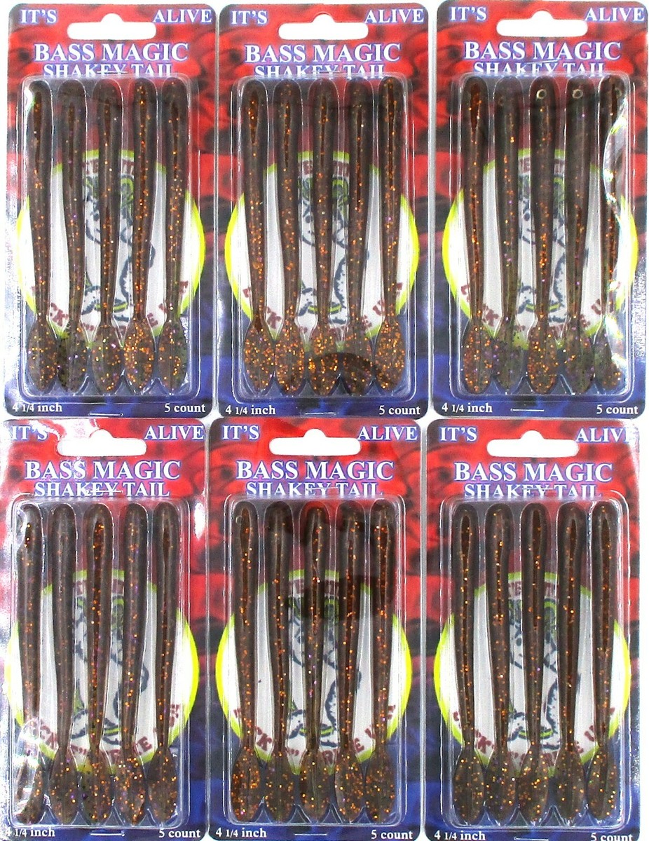 (6) Packs Luck E Strike Bass Magic 4