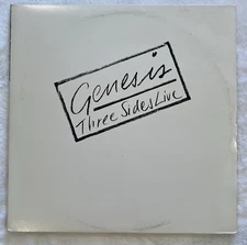 Genesis - Three Sides Live Double Vinyl LP -1982 First Press- Atlantic SD 2-2000